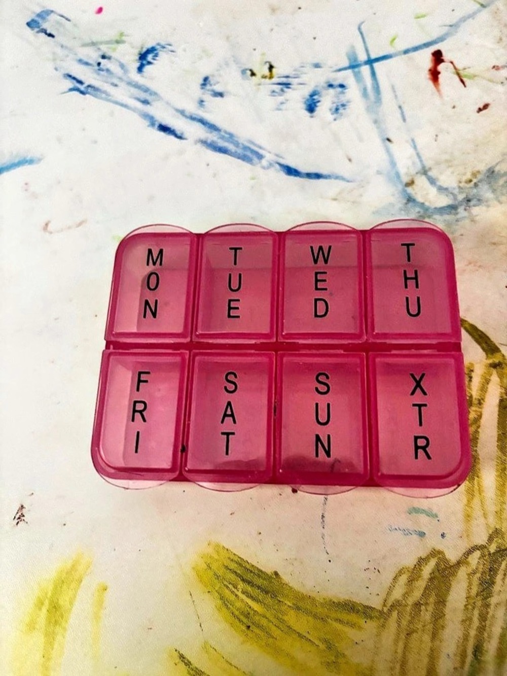 7-Day Pill-Pack Pink Organizer